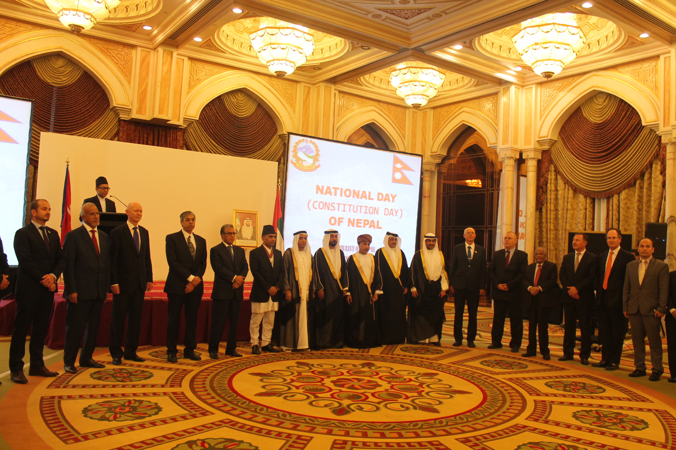 Diplomats During National Day